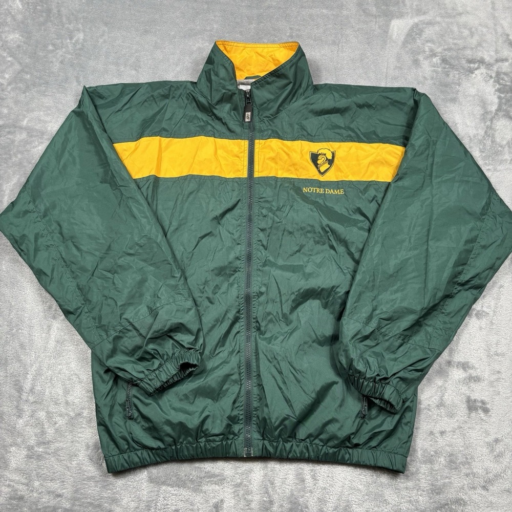 Vintage University of Notre Dame New Balance Track Jacket Men's Size Medium NCAA